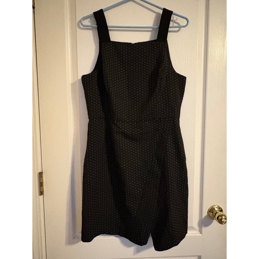 BCBGeneration Sheath Dress Women 12 Black NEW Geometric Tulip Hem LBD